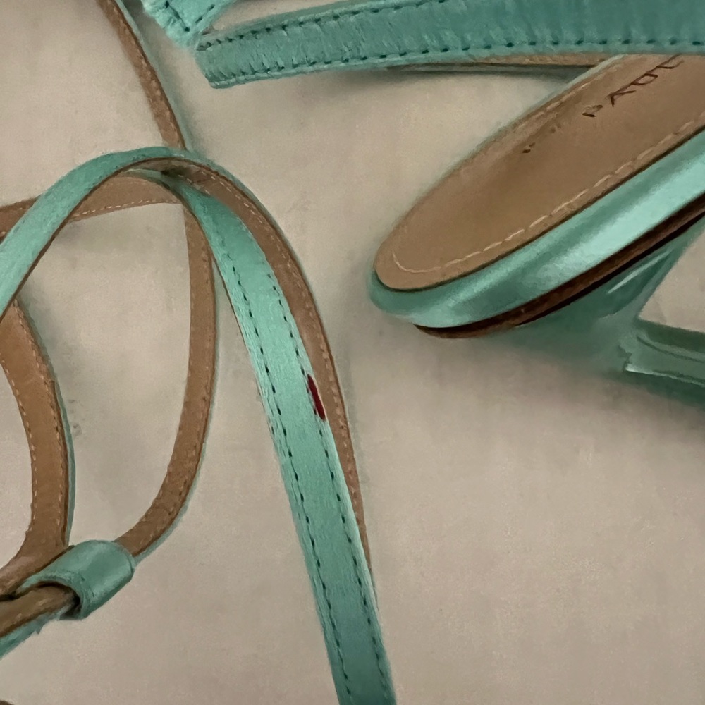Paul Andrew Crystal & Leather Sandals - Picture 15 of 16